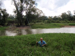 Challenging wading Challenging wading