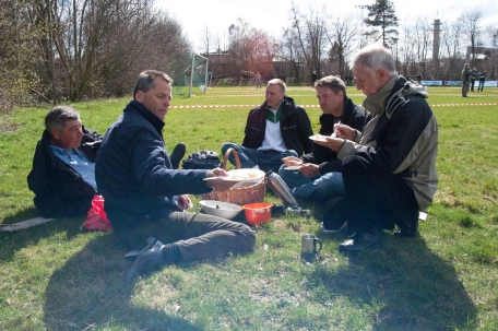Cake by the casting pools Cake by the casting pools